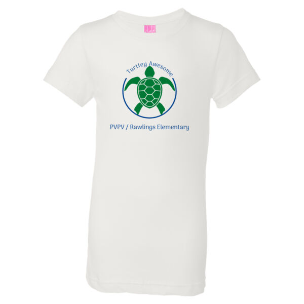 PVPV/Rawlings - Girls' Fine Jersey Longer Length T-Shirt Thumbnail